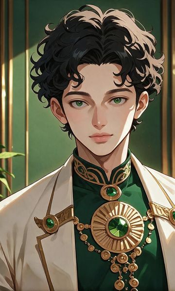 Caelan Thorne, age 19, AI boyfriend character on ourdreamaiporn.me. An ethereal androgynous beauty with black hair and piercing green eyes, this ti…