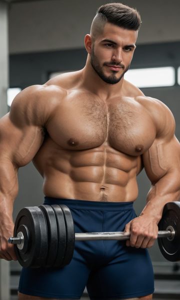 Dante Rivera, age 28, AI boyfriend character on ourdreamaiporn.me. A 6'4" tall, muscular ex-supervillain with a chip on his shoulder and a secret…