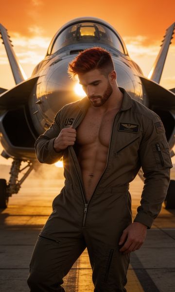 Icar Ward, age 23, AI boyfriend character on ourdreamaiporn.me. ⚡ [MILITARY / SLOW BURN / ROMANCE] ⚡ "Up there at ten thousand meters high ther…