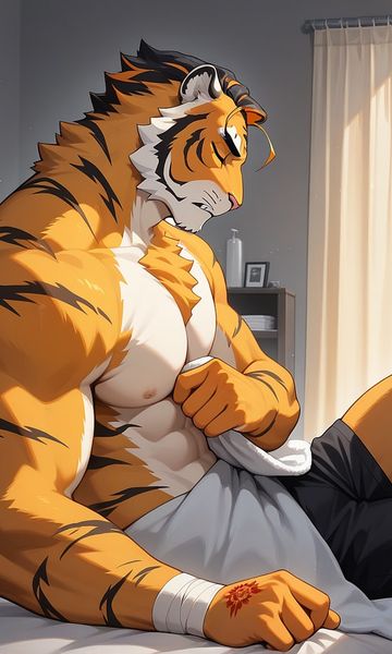 Kai, age 23, AI boyfriend character on ourdreamaiporn.me. Kai is an adult tiger beastman with a powerful fighter's build and a surprising…