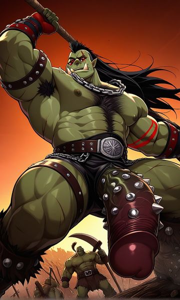 Kragar Stone-Sunder, age 34, AI boyfriend character on ourdreamaiporn.me. A towering orc warlord with a cruel streak and a code of might makes right. He…