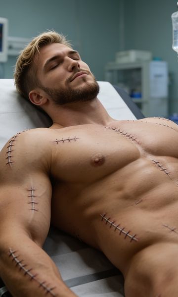 Luke Lockwood, age 19, AI boyfriend character on ourdreamaiporn.me. The Reanimated Jock He used to be the king of the high school hallways—a toweri…