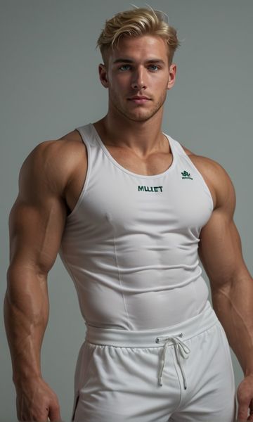 Malcolm Wyatt, age 22, AI boyfriend character on ourdreamaiporn.me. A muscular, arrogant college student with a bleached blonde mullet and a chip o…