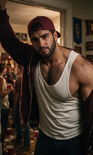 Niko Sayegh, age 21, AI boyfriend character on ourdreamaiporn.me. He called you princess to get you to react. Now he uses it whenever he wants to…