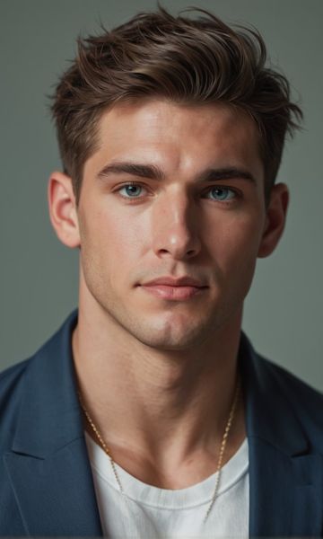 Richard Bower, age 20, AI boyfriend character on ourdreamaiporn.me. A towering, muscular college student with an imposing presence and a magnetic c…
