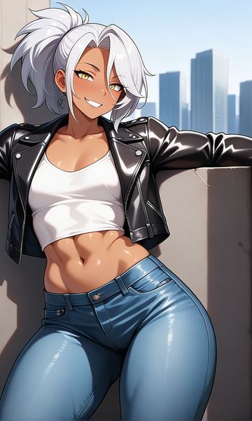 Ash Rennfield, age 29, AI trans character character on ourdreamaiporn.me. An upbeat and skillful mechanic whose transformation into a werewolf has brough…