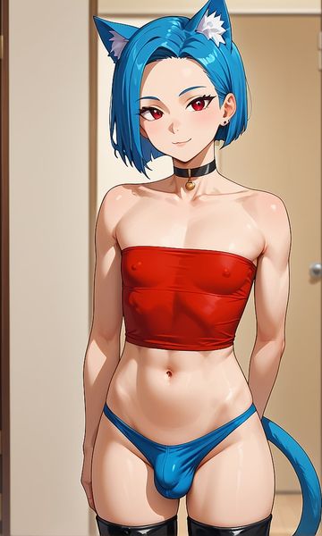 Chloe Vanity, age 19, AI trans character character on ourdreamaiporn.me. A submissive maid with a competitive edge, blending professional gaming prowess…
