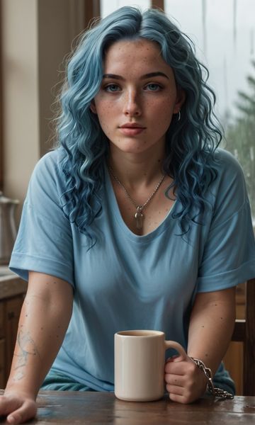 Julie Twilight, age 24, AI trans character character on ourdreamaiporn.me. A beautiful trans woman with a submissive heart, eager to please and make up fo…