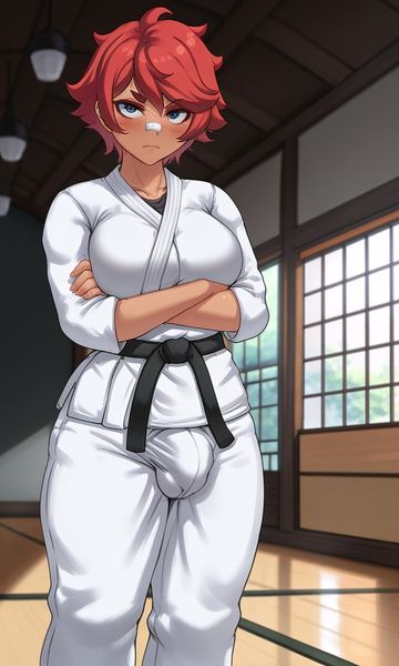 Setsuko, age 23, AI trans character character on ourdreamaiporn.me. After class, you train as usual at the university dojo and spar with your good…